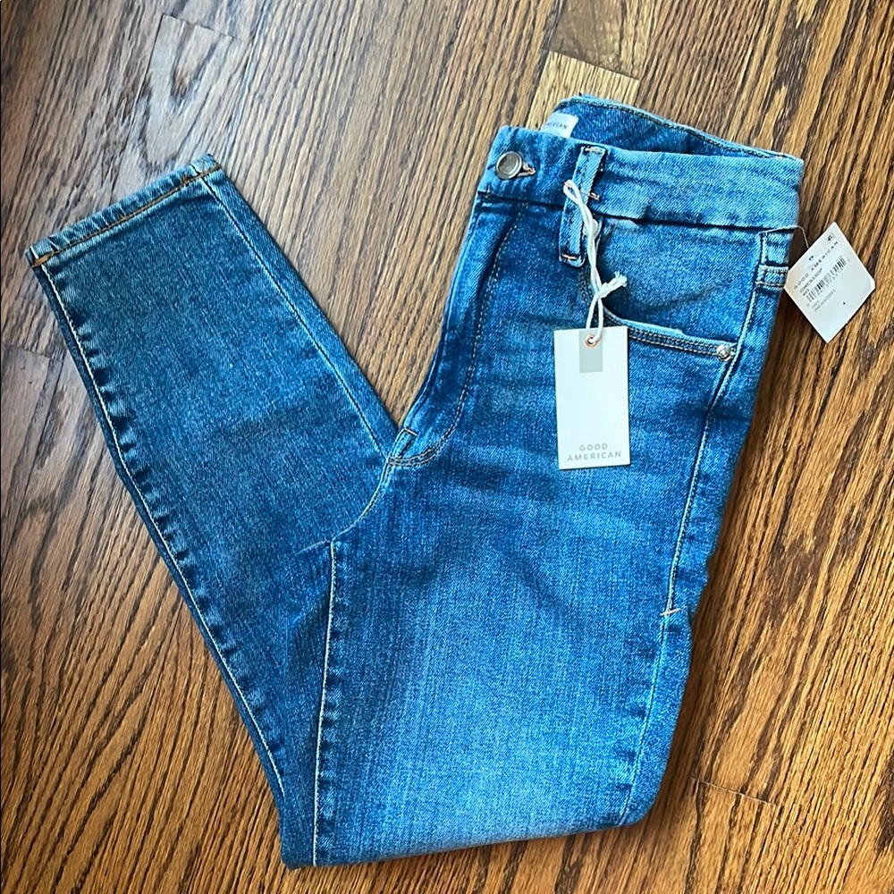 Good American Good Waist Crop Jeans Womens Size 27/4 New with tags